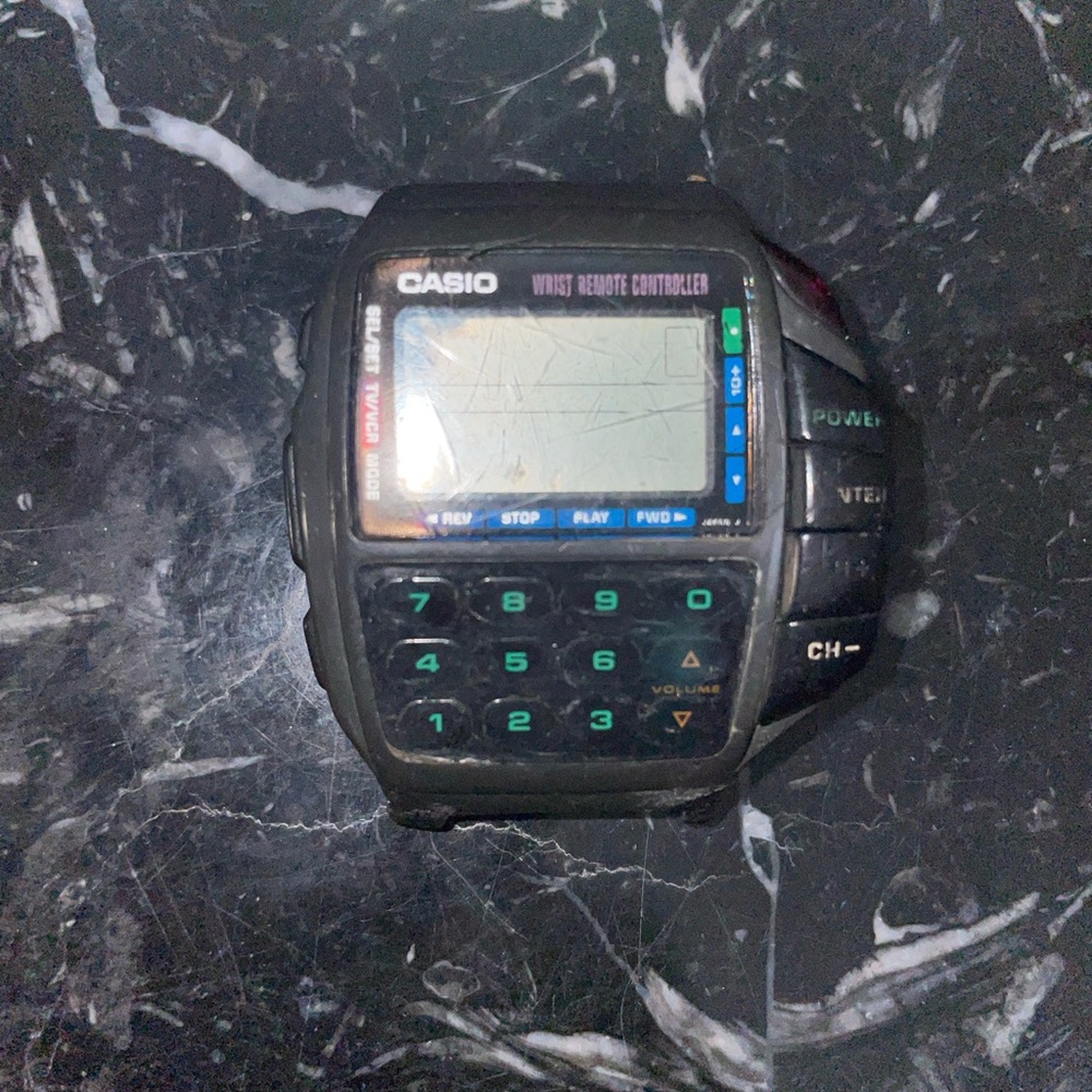Vintage Casio 1194 CMD-20 Wrist Remote Control For Parts Only